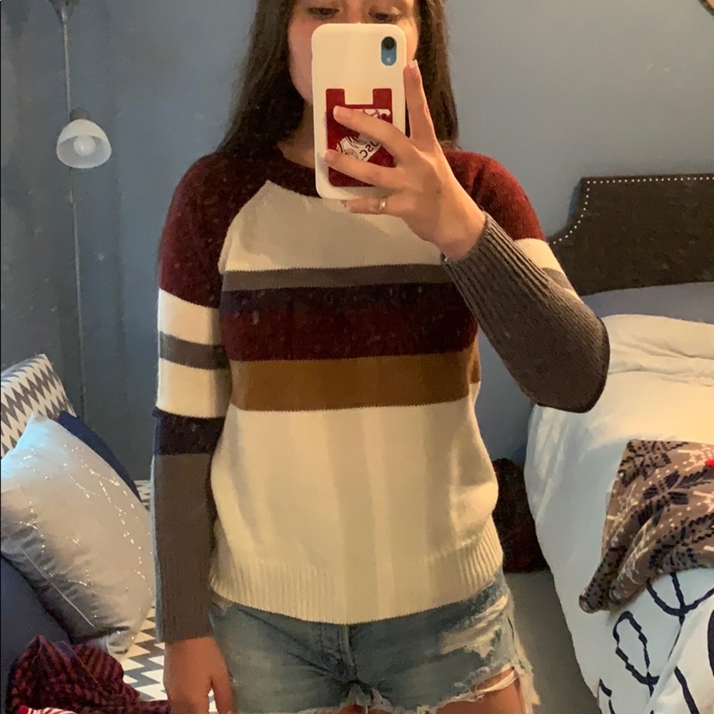 striped sweater